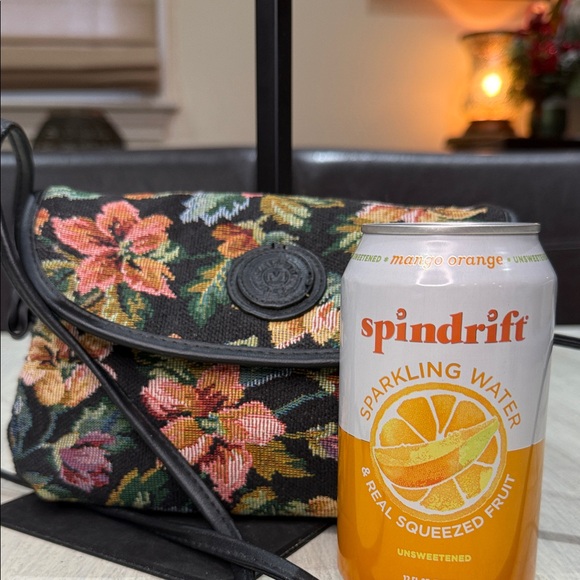 Mitzi Floral Black Shoulder Bag - Picture 2 of 8